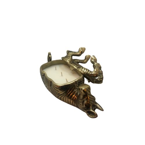 Bronze Zebra Candle