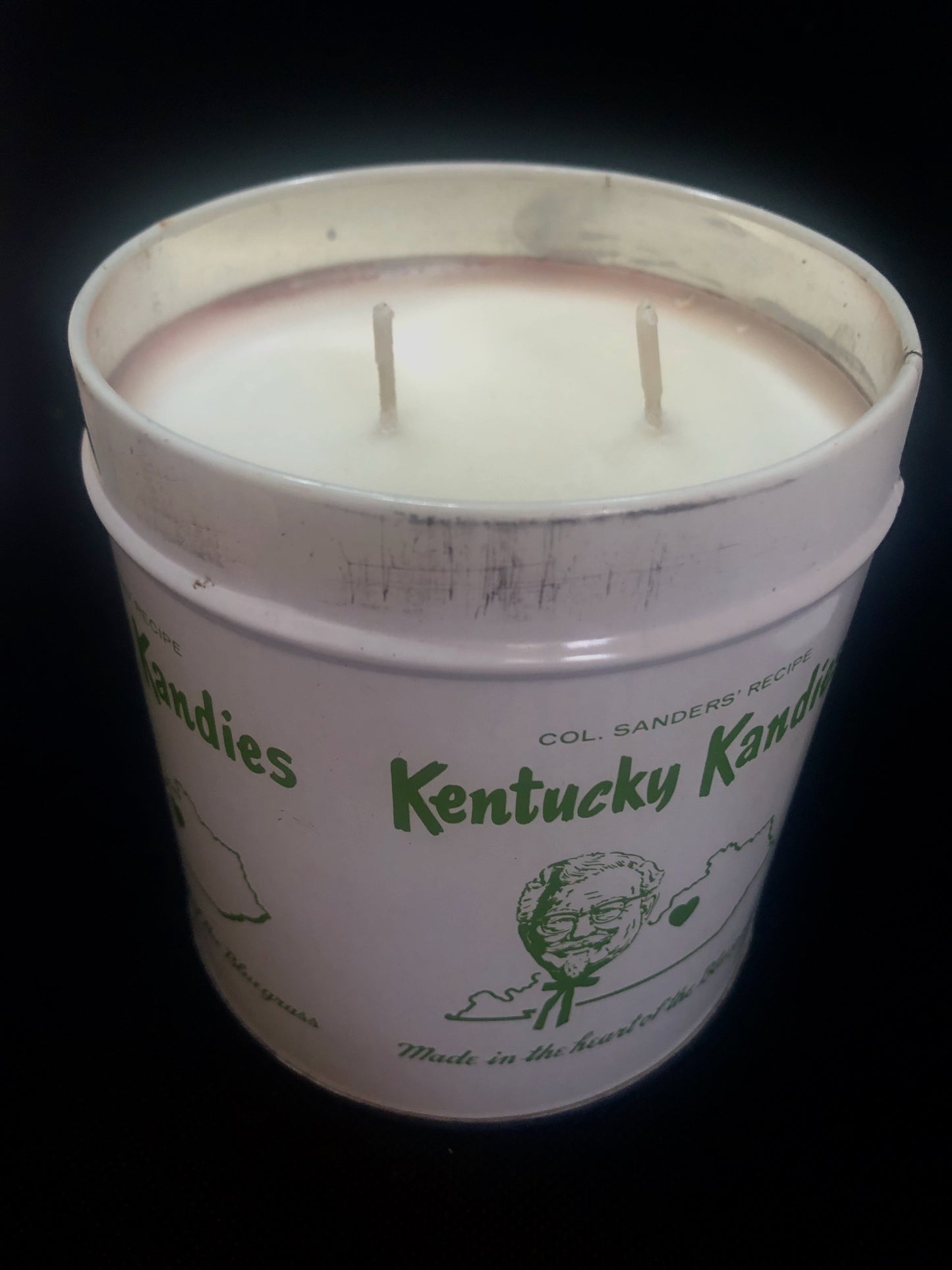 Vintage Kentucky Fried Chicken Canister Candle