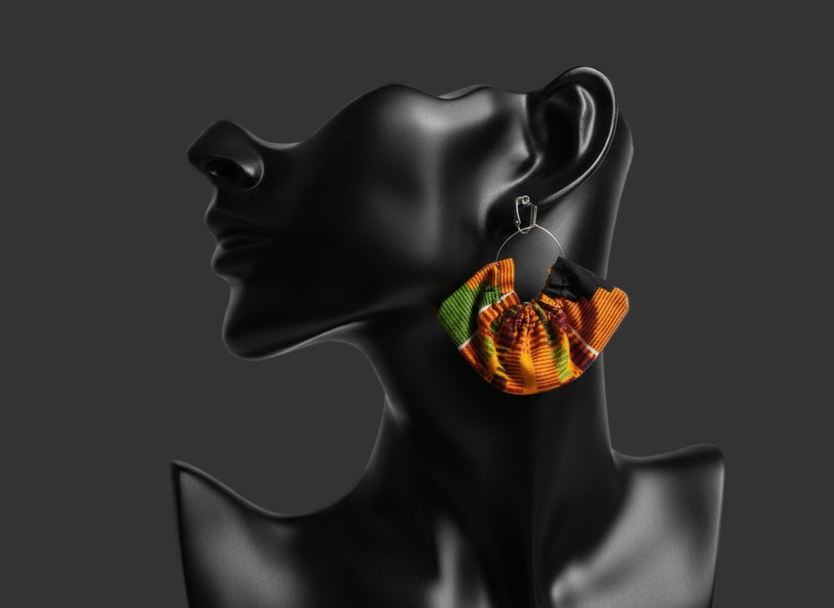 Kente earrings