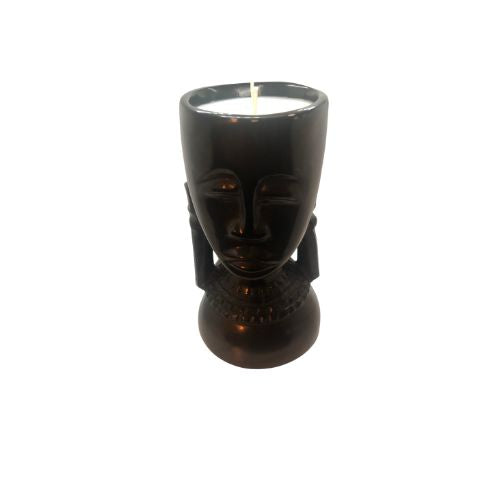 African Woman, Black, Soapstone