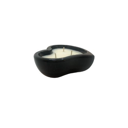 Alabaster Heart Candle