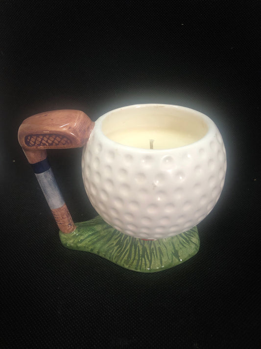 Golf Ball with Club Candle