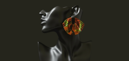 Kente earrings