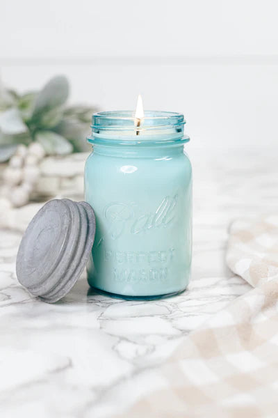 Vintage Mason Ball Jar Candle