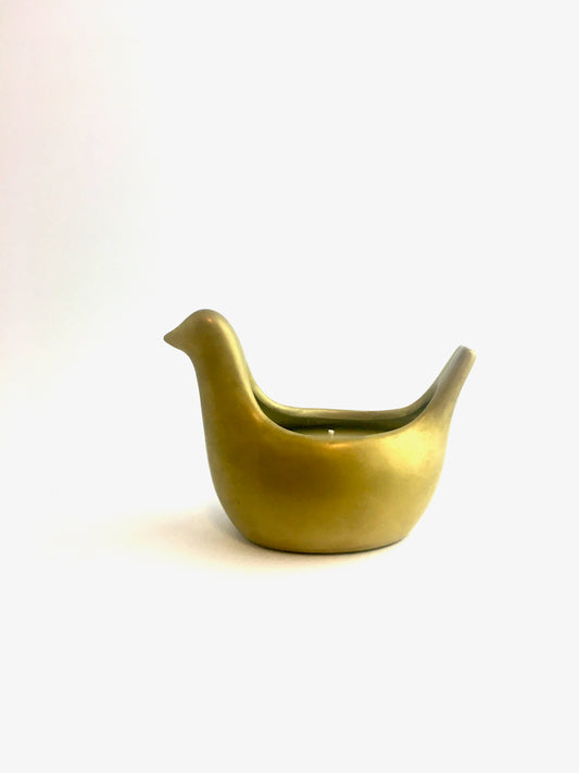 Gold Dove Candle